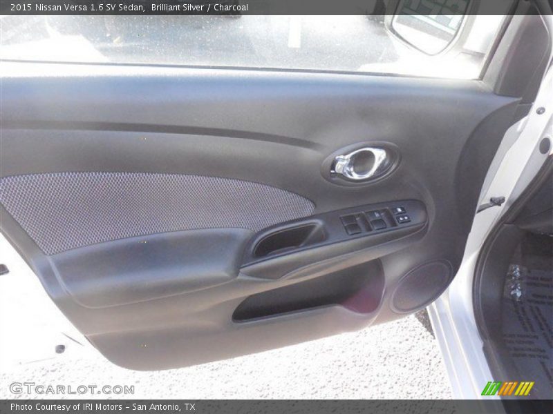 Brilliant Silver / Charcoal 2015 Nissan Versa 1.6 SV Sedan