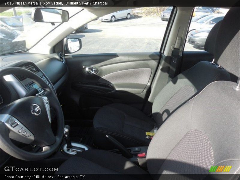 Brilliant Silver / Charcoal 2015 Nissan Versa 1.6 SV Sedan