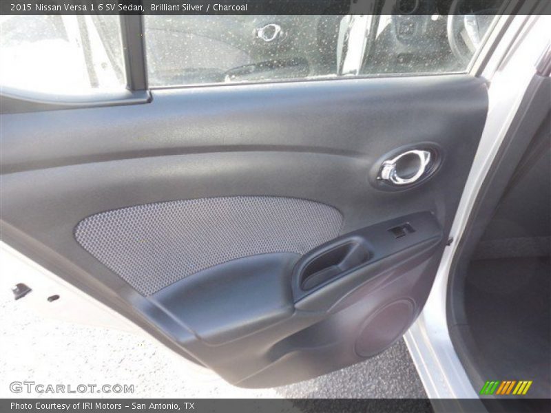 Brilliant Silver / Charcoal 2015 Nissan Versa 1.6 SV Sedan