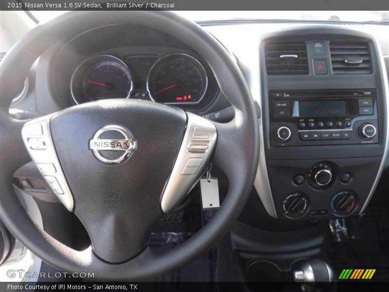 Brilliant Silver / Charcoal 2015 Nissan Versa 1.6 SV Sedan