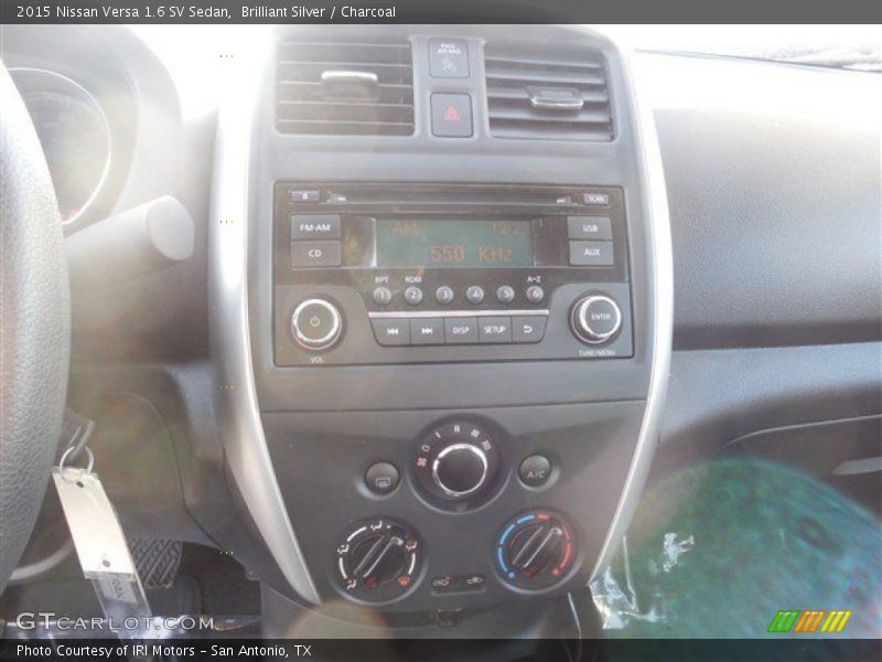 Brilliant Silver / Charcoal 2015 Nissan Versa 1.6 SV Sedan