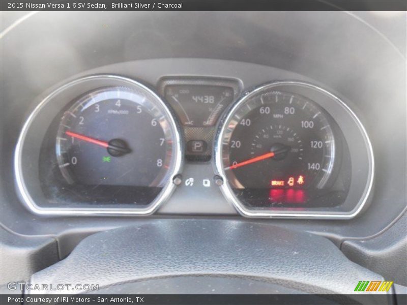 Brilliant Silver / Charcoal 2015 Nissan Versa 1.6 SV Sedan