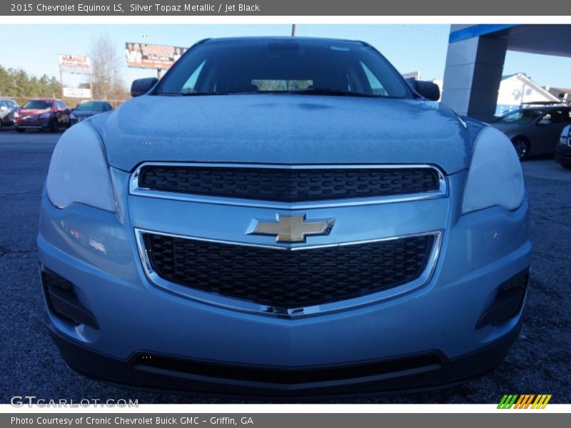 Silver Topaz Metallic / Jet Black 2015 Chevrolet Equinox LS