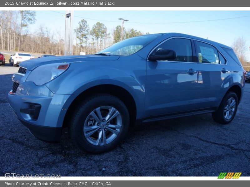 Silver Topaz Metallic / Jet Black 2015 Chevrolet Equinox LS