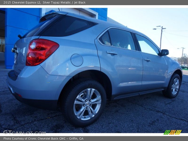 Silver Topaz Metallic / Jet Black 2015 Chevrolet Equinox LS