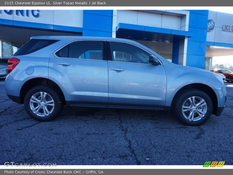 Silver Topaz Metallic / Jet Black 2015 Chevrolet Equinox LS