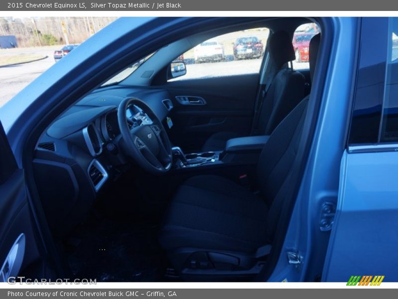 Silver Topaz Metallic / Jet Black 2015 Chevrolet Equinox LS