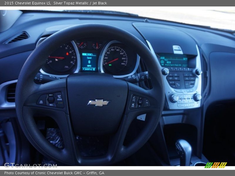 Silver Topaz Metallic / Jet Black 2015 Chevrolet Equinox LS
