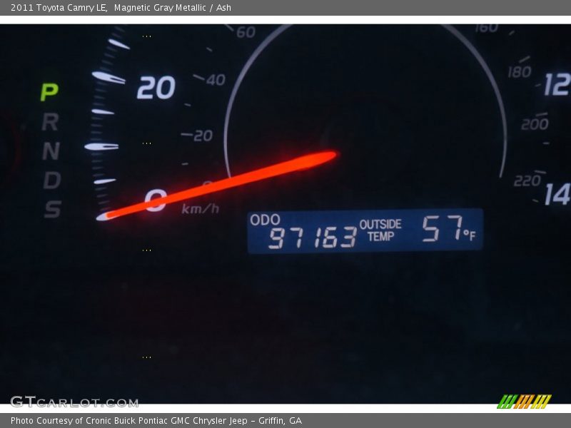 Magnetic Gray Metallic / Ash 2011 Toyota Camry LE