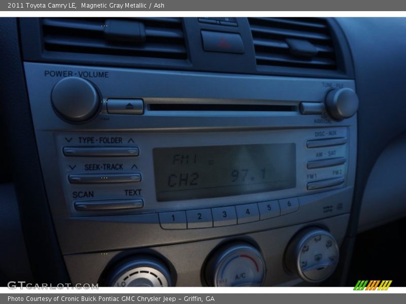 Magnetic Gray Metallic / Ash 2011 Toyota Camry LE