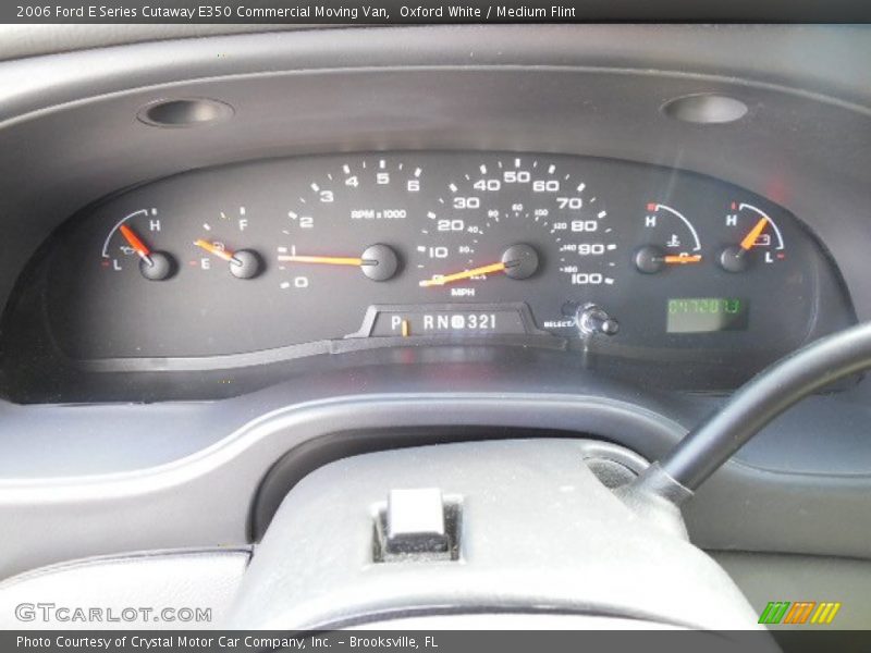 Oxford White / Medium Flint 2006 Ford E Series Cutaway E350 Commercial Moving Van