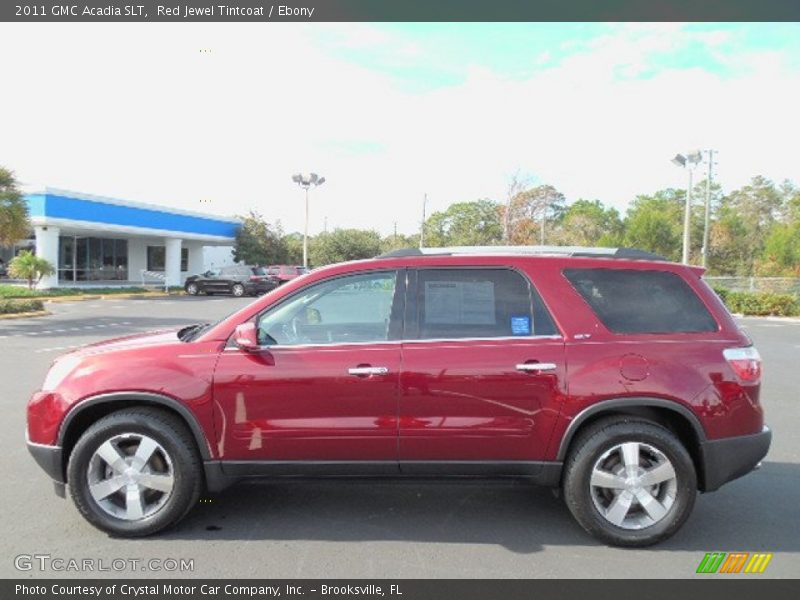 Red Jewel Tintcoat / Ebony 2011 GMC Acadia SLT