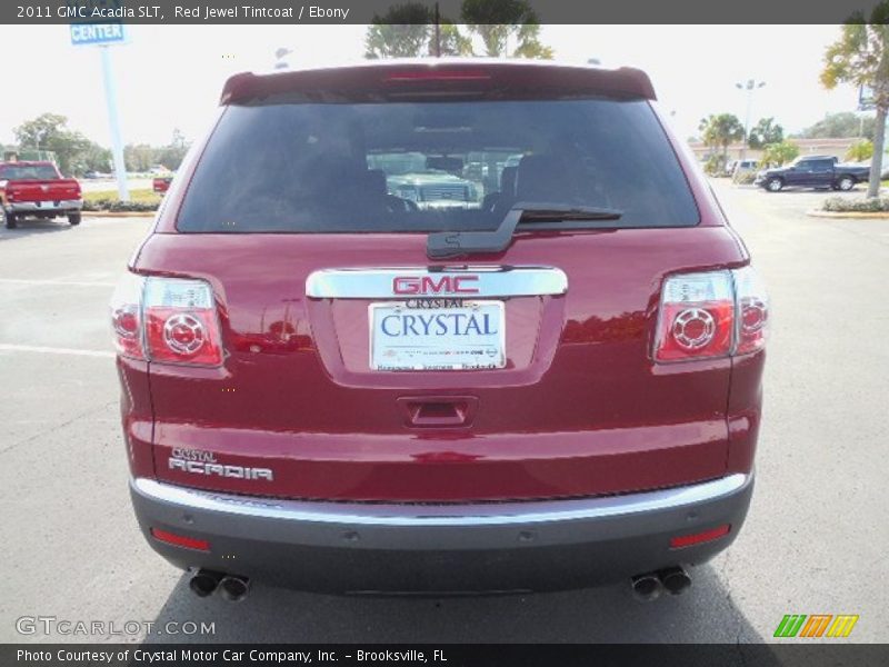 Red Jewel Tintcoat / Ebony 2011 GMC Acadia SLT