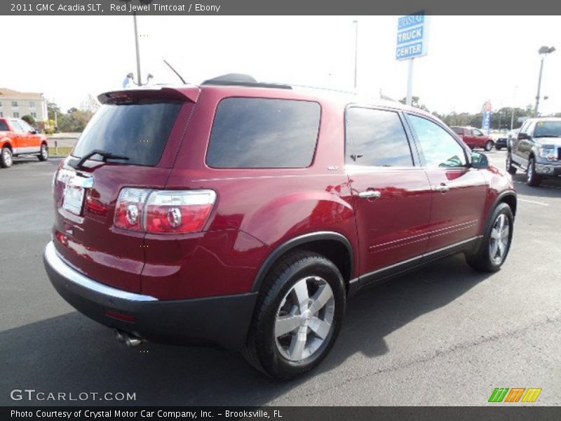 Red Jewel Tintcoat / Ebony 2011 GMC Acadia SLT