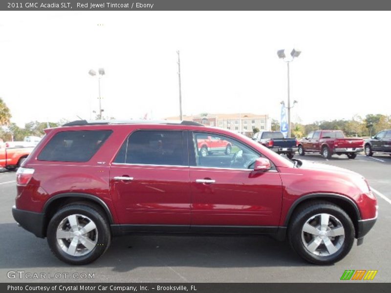 Red Jewel Tintcoat / Ebony 2011 GMC Acadia SLT