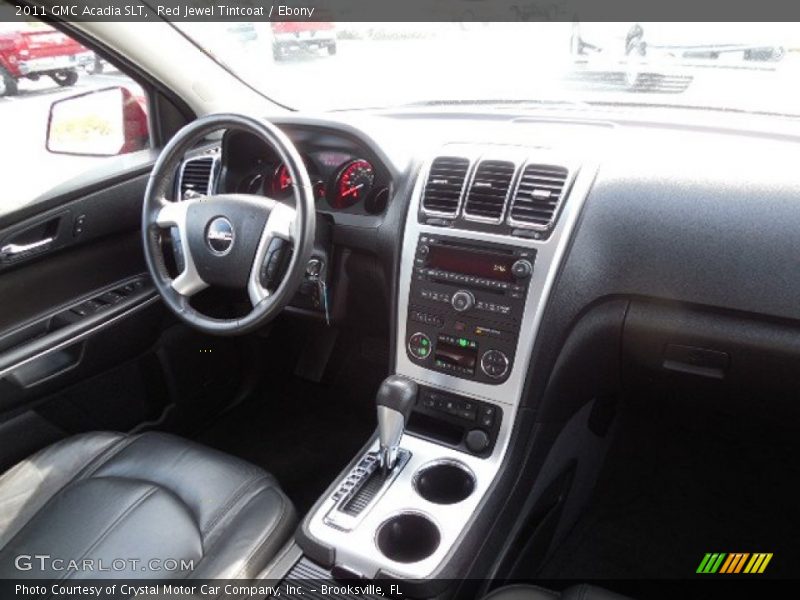 Red Jewel Tintcoat / Ebony 2011 GMC Acadia SLT