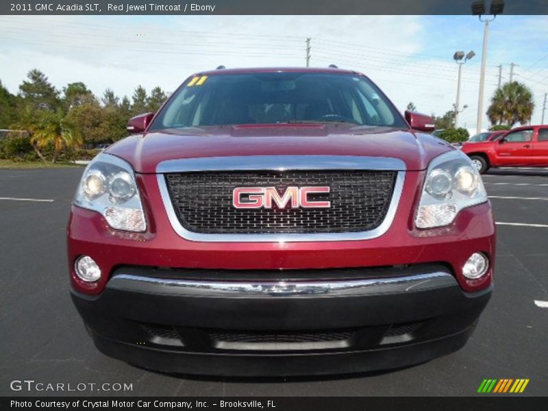 Red Jewel Tintcoat / Ebony 2011 GMC Acadia SLT