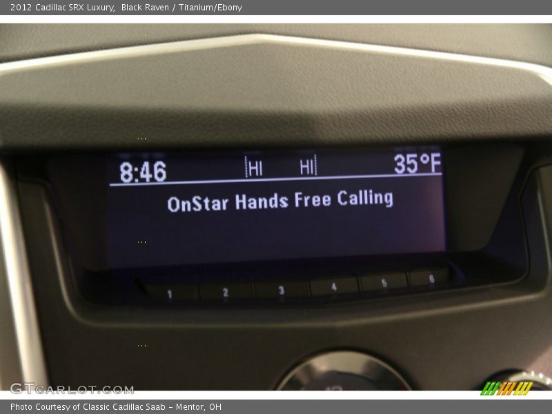 Black Raven / Titanium/Ebony 2012 Cadillac SRX Luxury