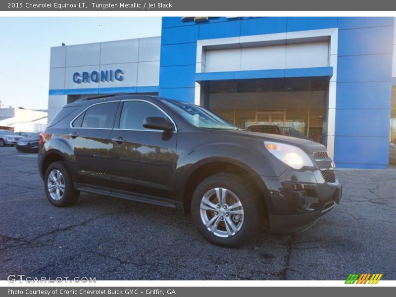 Tungsten Metallic / Jet Black 2015 Chevrolet Equinox LT