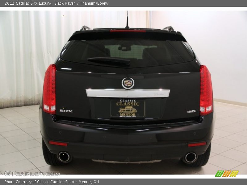 Black Raven / Titanium/Ebony 2012 Cadillac SRX Luxury