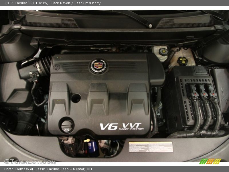 Black Raven / Titanium/Ebony 2012 Cadillac SRX Luxury
