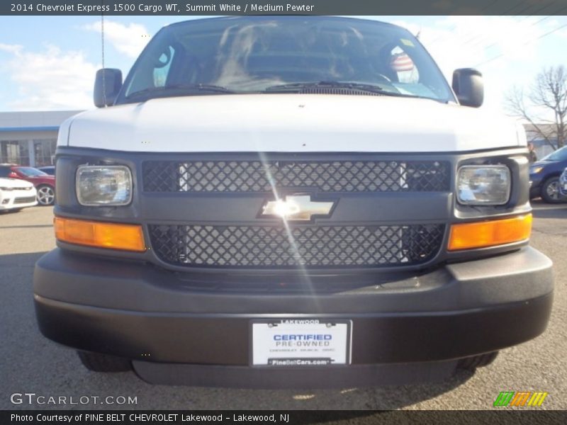Summit White / Medium Pewter 2014 Chevrolet Express 1500 Cargo WT