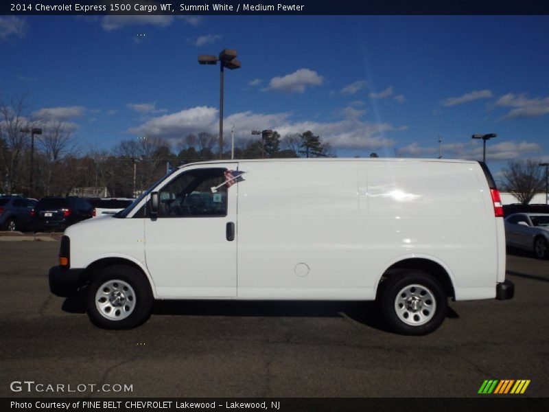 Summit White / Medium Pewter 2014 Chevrolet Express 1500 Cargo WT