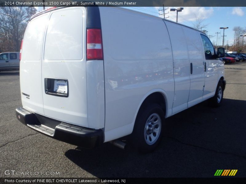 Summit White / Medium Pewter 2014 Chevrolet Express 1500 Cargo WT