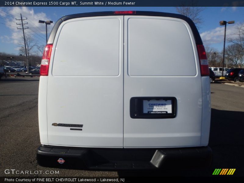 Summit White / Medium Pewter 2014 Chevrolet Express 1500 Cargo WT