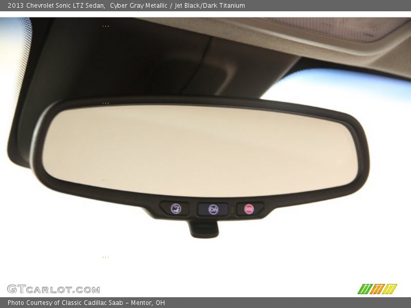 Cyber Gray Metallic / Jet Black/Dark Titanium 2013 Chevrolet Sonic LTZ Sedan