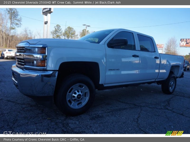 Summit White / Jet Black/Dark Ash 2015 Chevrolet Silverado 2500HD WT Crew Cab
