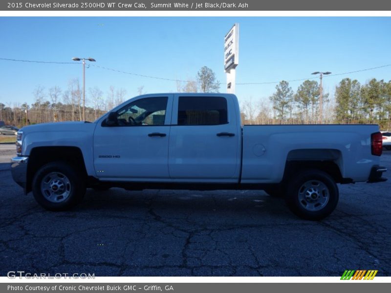 Summit White / Jet Black/Dark Ash 2015 Chevrolet Silverado 2500HD WT Crew Cab