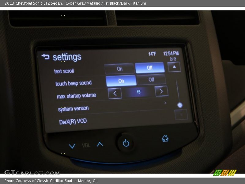 Cyber Gray Metallic / Jet Black/Dark Titanium 2013 Chevrolet Sonic LTZ Sedan