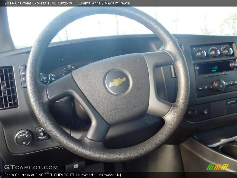 Summit White / Medium Pewter 2014 Chevrolet Express 1500 Cargo WT