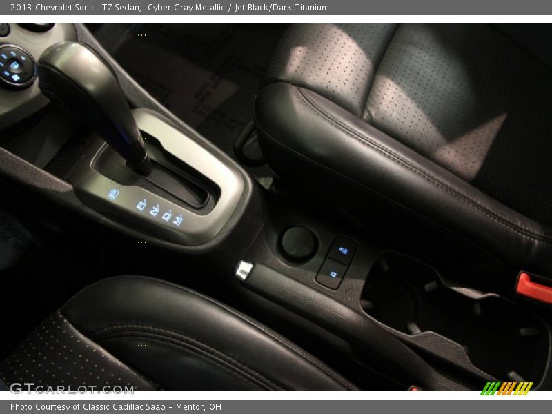 Cyber Gray Metallic / Jet Black/Dark Titanium 2013 Chevrolet Sonic LTZ Sedan
