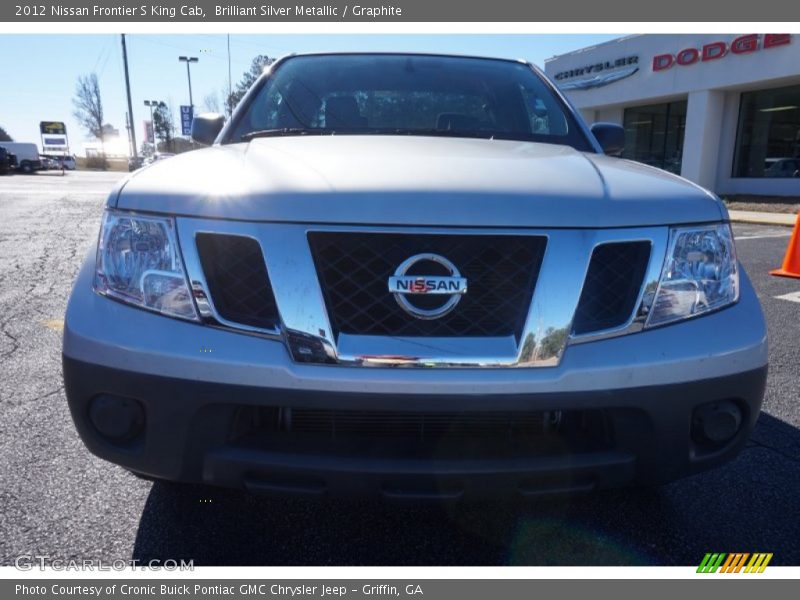 Brilliant Silver Metallic / Graphite 2012 Nissan Frontier S King Cab