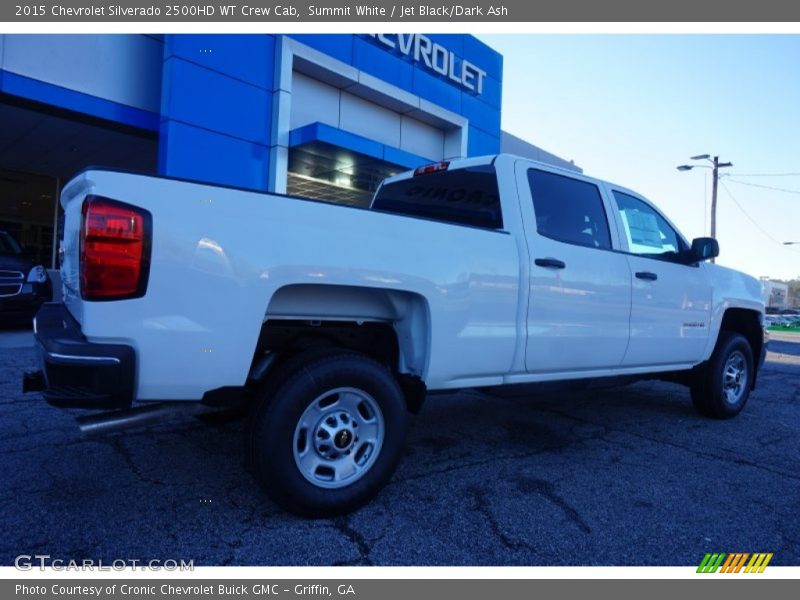 Summit White / Jet Black/Dark Ash 2015 Chevrolet Silverado 2500HD WT Crew Cab