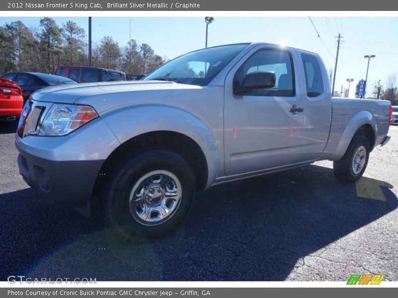 Brilliant Silver Metallic / Graphite 2012 Nissan Frontier S King Cab