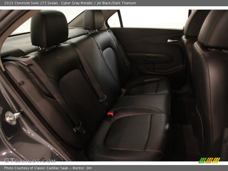 Cyber Gray Metallic / Jet Black/Dark Titanium 2013 Chevrolet Sonic LTZ Sedan