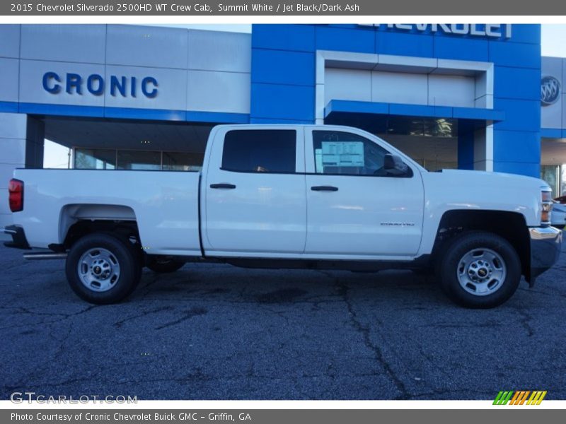 Summit White / Jet Black/Dark Ash 2015 Chevrolet Silverado 2500HD WT Crew Cab