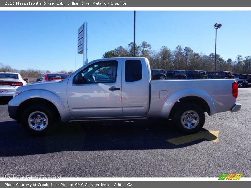 Brilliant Silver Metallic / Graphite 2012 Nissan Frontier S King Cab