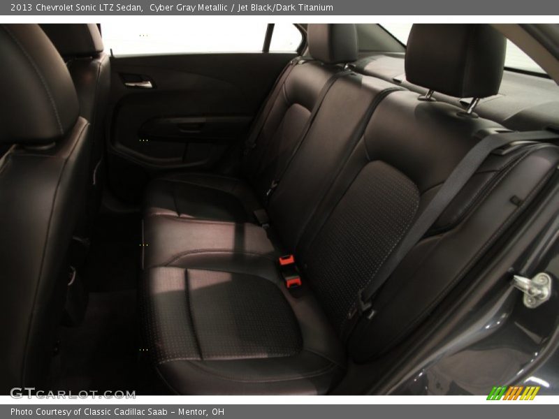 Cyber Gray Metallic / Jet Black/Dark Titanium 2013 Chevrolet Sonic LTZ Sedan