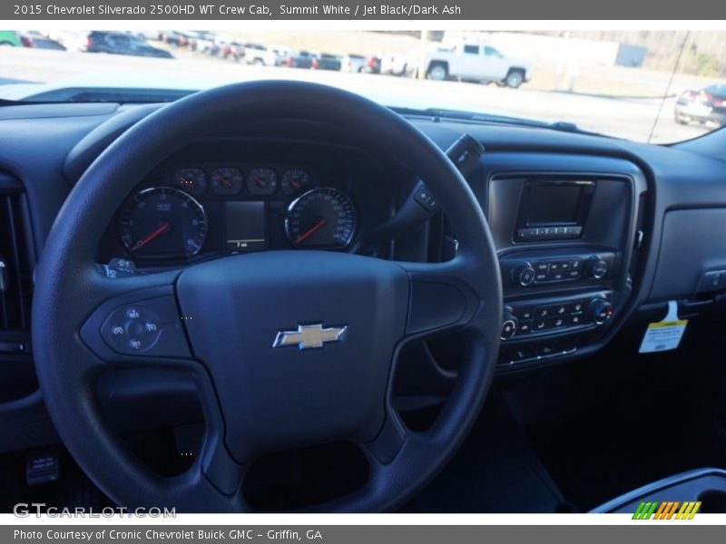 Summit White / Jet Black/Dark Ash 2015 Chevrolet Silverado 2500HD WT Crew Cab