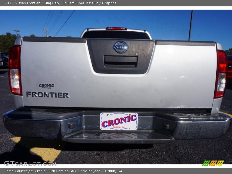 Brilliant Silver Metallic / Graphite 2012 Nissan Frontier S King Cab