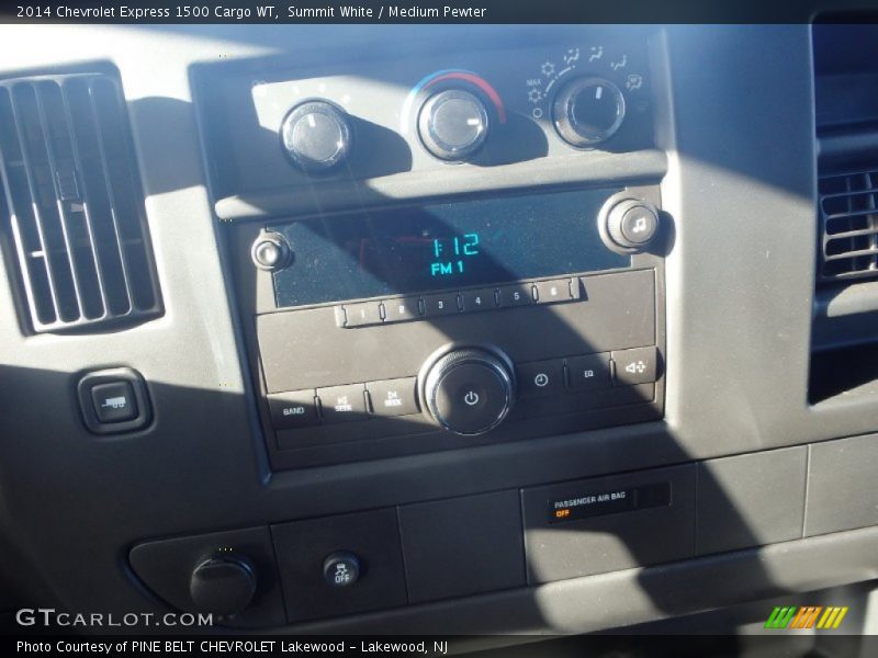 Summit White / Medium Pewter 2014 Chevrolet Express 1500 Cargo WT