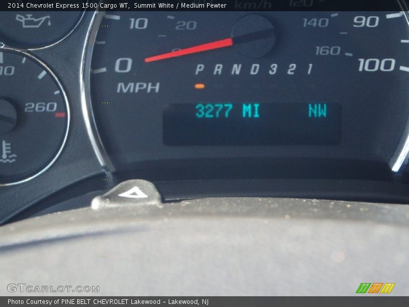 Summit White / Medium Pewter 2014 Chevrolet Express 1500 Cargo WT