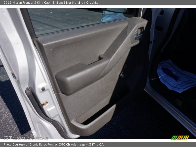 Brilliant Silver Metallic / Graphite 2012 Nissan Frontier S King Cab