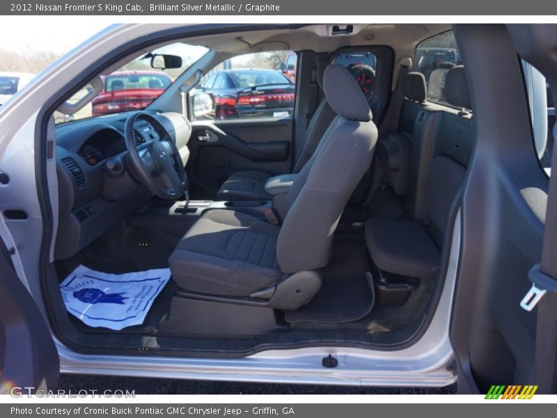 Brilliant Silver Metallic / Graphite 2012 Nissan Frontier S King Cab