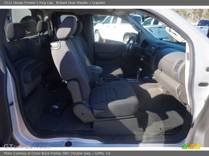Brilliant Silver Metallic / Graphite 2012 Nissan Frontier S King Cab