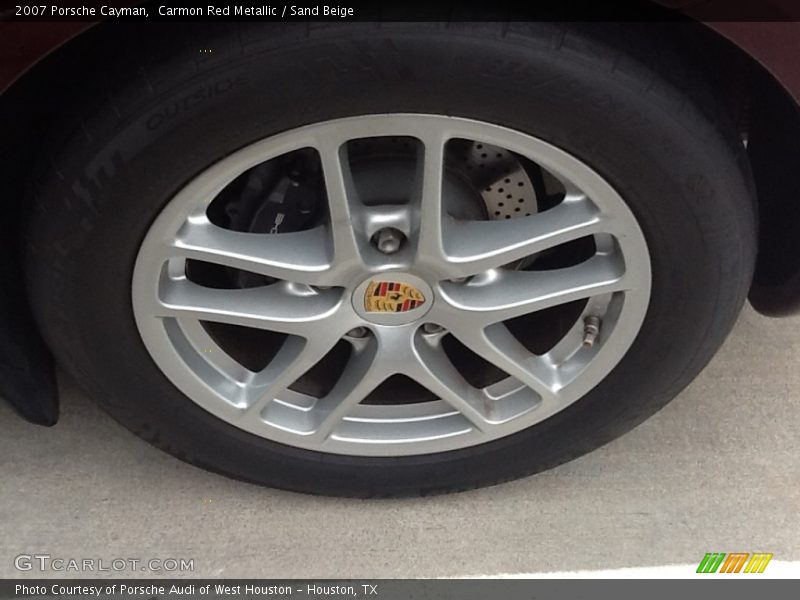 Carmon Red Metallic / Sand Beige 2007 Porsche Cayman